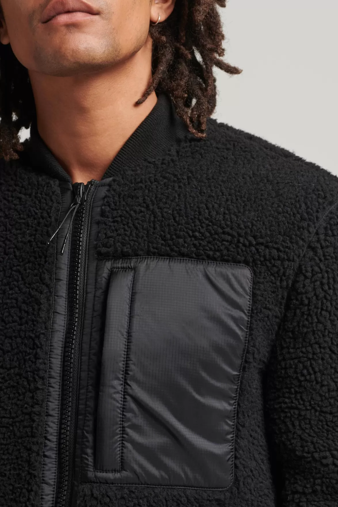 Superdry Fleeces< Vintage Sherpa Zip Thru